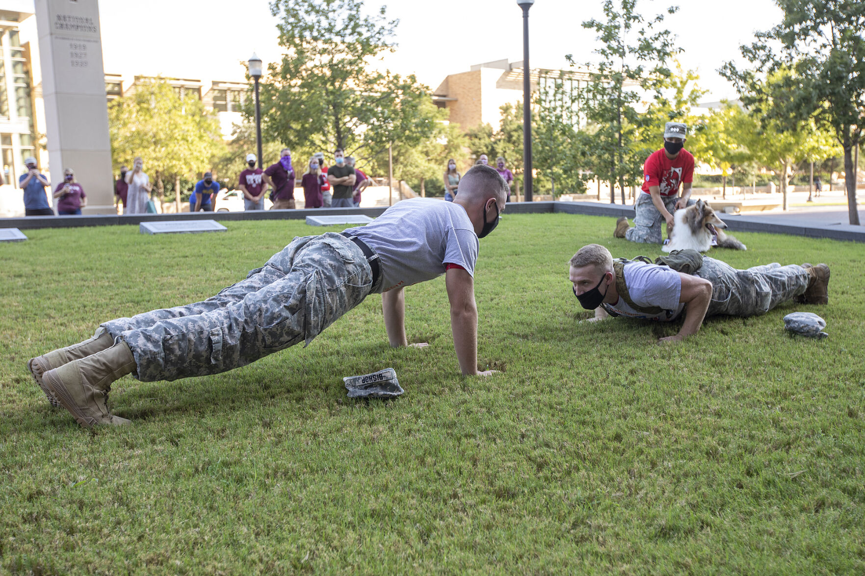 Reveille IX handler ceremony
